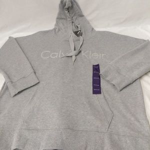 Calvin Klein Women's Hoodie - Gray - Size: XXL